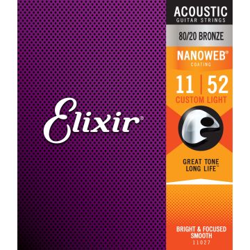 222104 Elixir 80/20 Nanoweb Akustik 11-52