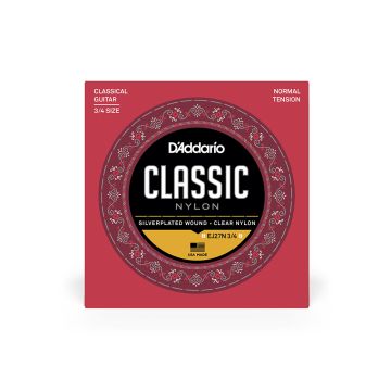 254618 DAddario EJ27N 3/4 Classic Nylon