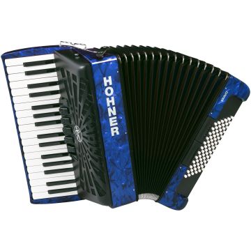 215982 Hohner Bravo III 72 blau Silent Key